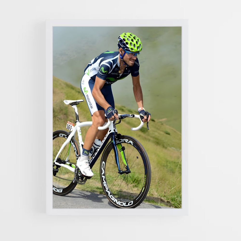 Poster La Route de Valverde – affiche Cyclisme (vue 3)